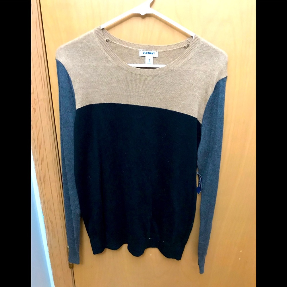 NWT Womens Medium Old Navy color block sweater
